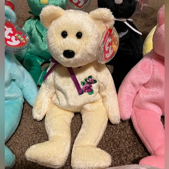 Lot of 10 TY Beanie Babies bears. Pet free and smoke free home. Been in storage - Picture 7 of 12